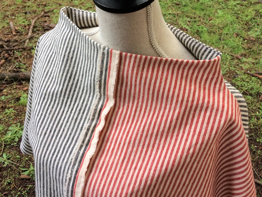 organic hemp funnel neck top
